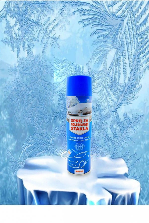 Buz Çözücü Sprey 400 ml 3 adet Oto Cam Buz Çözücü & Buzlanma Önleyici - 3