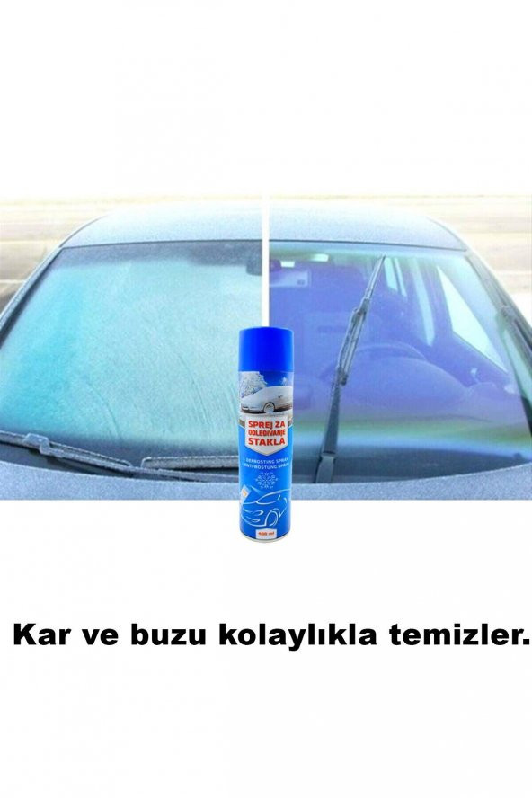 Buz Çözücü Sprey 400 ml 3 adet Oto Cam Buz Çözücü & Buzlanma Önleyici - 4