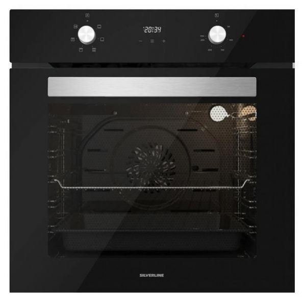 Silverline Siyah Cam Ankastre Set 3481 - Cs5335b01 - Bo6502b01 - Resim 4