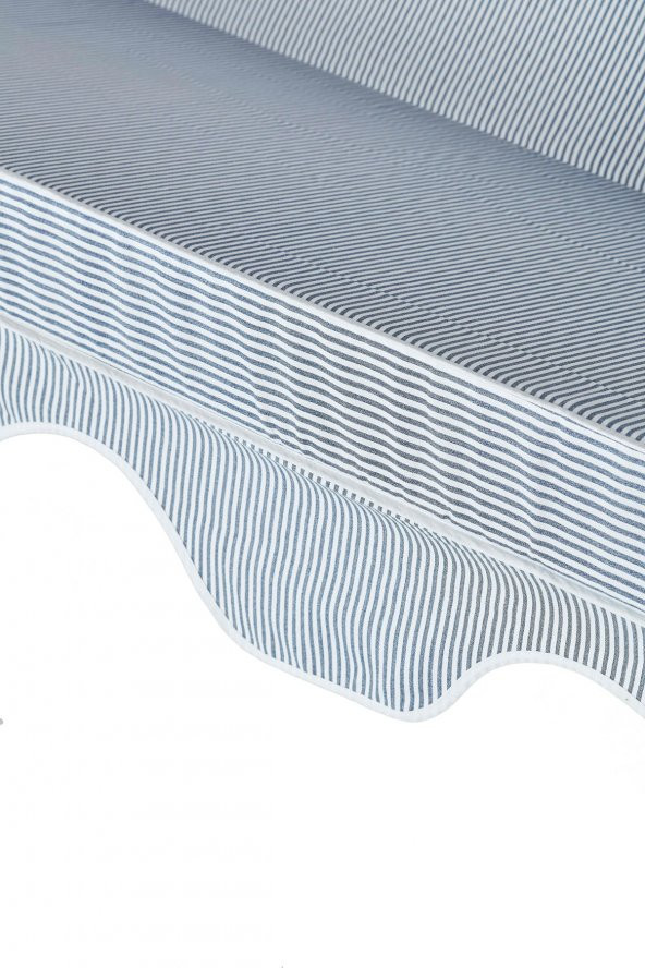 Olea 3 Kişilik Bahçe Balkon Teras Salıncağı - Lacivert Çizgili - 3