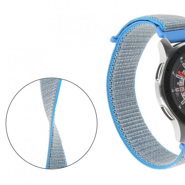 E2M Samsung Watch 22mm KRD-03 Hasır Kardinal Kordon