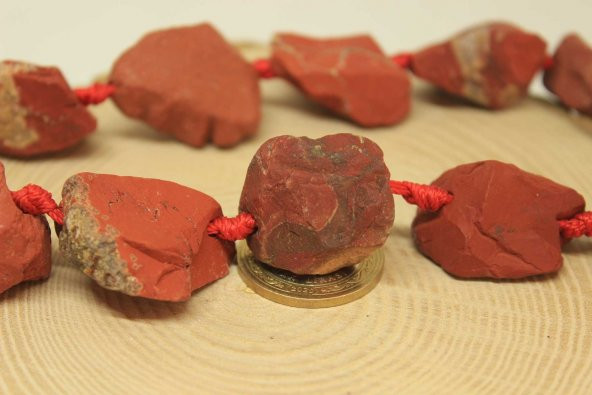 Kırmızı Jasper Taşı Ham Parçalar/adet (27505-1) ürün görseli