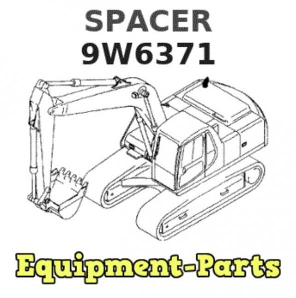 Cat 9W-6371 Spacer 1 Adet