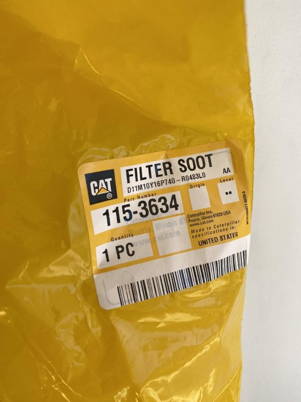 Cat 115-3634 Kurum Filtresi 1 Adet - 6
