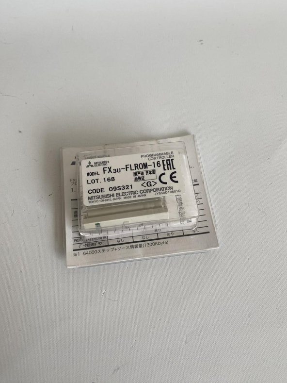Mitsubishi FX3U-FLROM-16 Bellek Kaset Kartı - 2