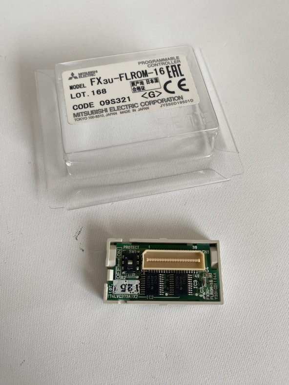 Mitsubishi FX3U-FLROM-16 Bellek Kaset Kartı - 4