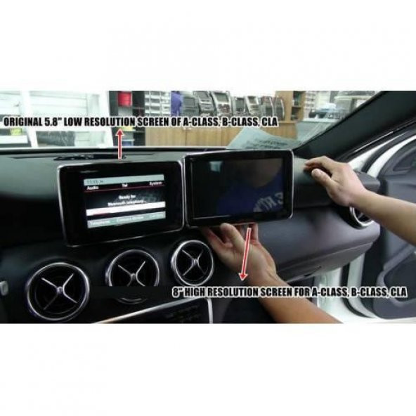 Smart Mercedes Benz 8 inç Dokunmatik Monitör - 5