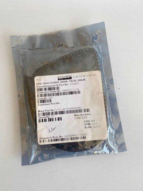 Lumileds L1T2-4070000000000 Yüksek Güçlü Led 4000K 55 Adet - 5
