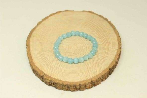 Kedi Gözü Taşı Bileklik 8mm (24135-B)