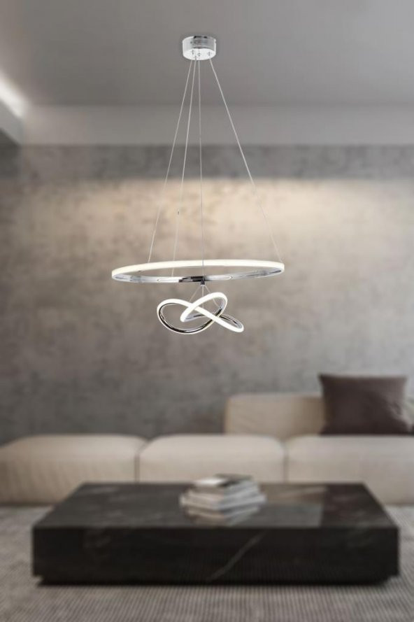 Eray Aydınlatma 2092-40 Krom Led Avize - 2
