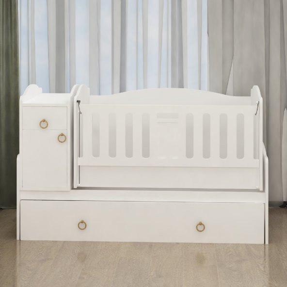 Garaj Home Tuana Beyaz Avangart Bebek Odası Takımı - 5