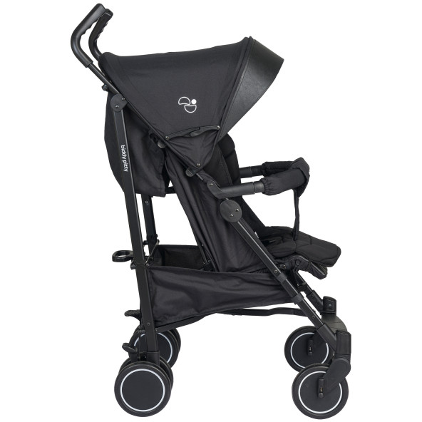 Biddy Pitty Picco Alüminyum Hafif Lüks Baston Bebek Arabası Jet Black - 2