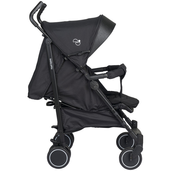 Biddy Pitty Picco Alüminyum Hafif Lüks Baston Bebek Arabası Jet Black - 4
