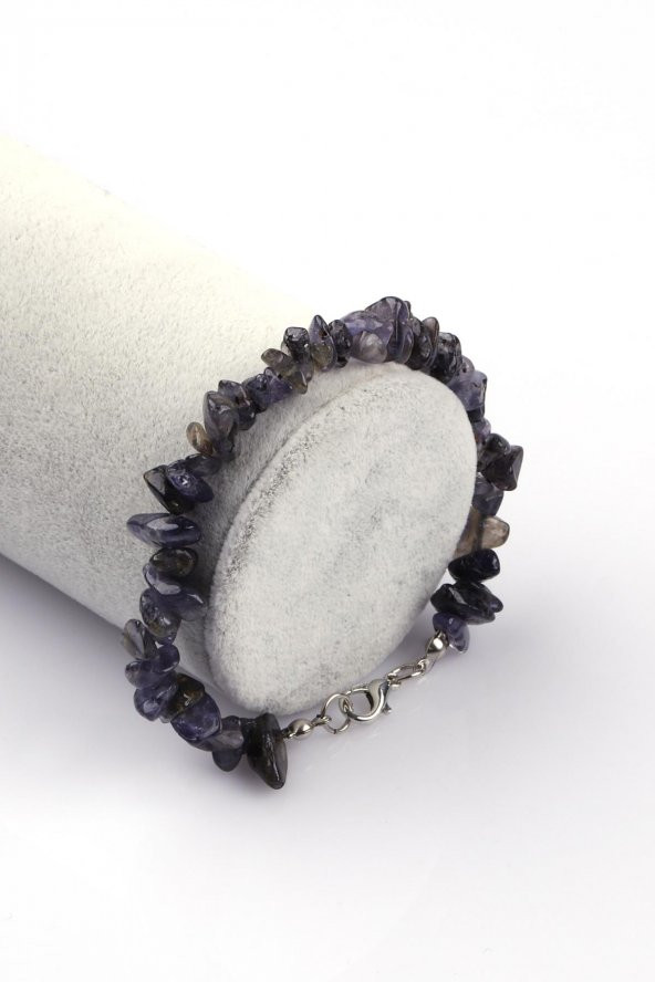 İyolit Doğal Taş Kırıktaş Bileklik ürün görseli