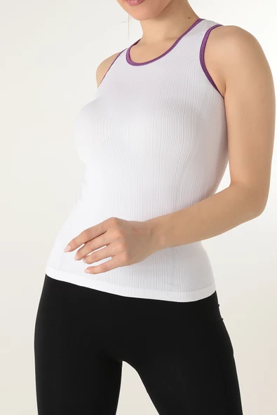 Gigotto Kadın Seamless Fitilli Atlet - 10