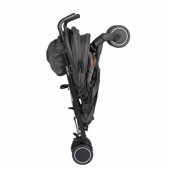 Biddy Pitty Picco Baston Bebek Arabası Dark Grey Melange - 4
