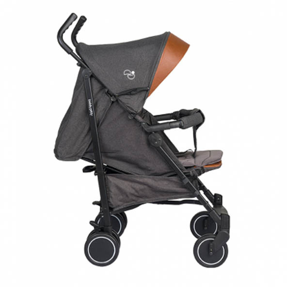 Biddy Pitty Picco Baston Bebek Arabası Dark Grey Melange - 5