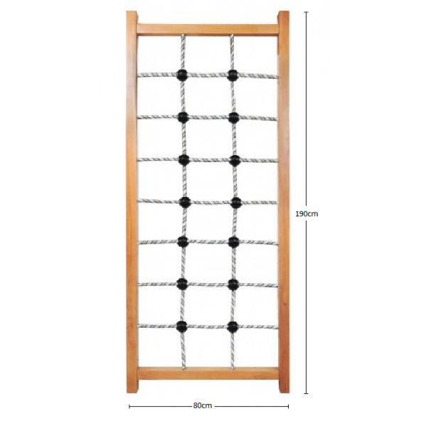 Achill İpli Tırmanma Merdiveni - Örgülü Tırmanma Merdiveni - 80cm x 190cm - 2