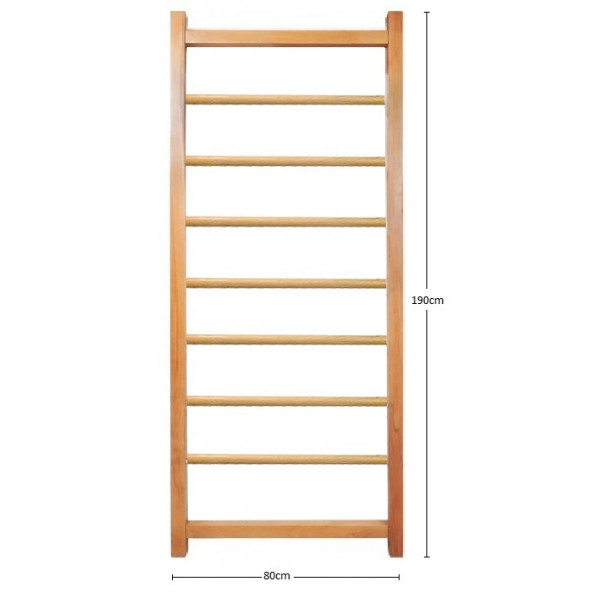 Achill Ahşap Tırmanma Merdiveni - Tırmanma Duvarı - 80cm x 190cm - 2