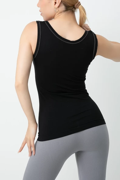 Gigotto Kadın Seamless Desenli Atlet - 5