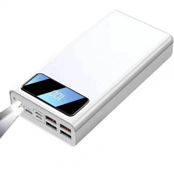 Newface MN-113 Dijital Göstergeli Led Fenerli 2.1A 40.000 mAh Powerbank - 3