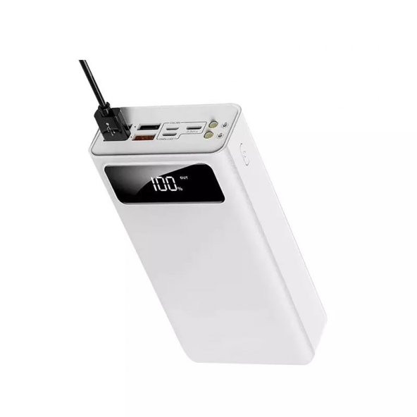 Newface MN-113 Dijital Göstergeli Led Fenerli 2.1A 40.000 mAh Powerbank - 5