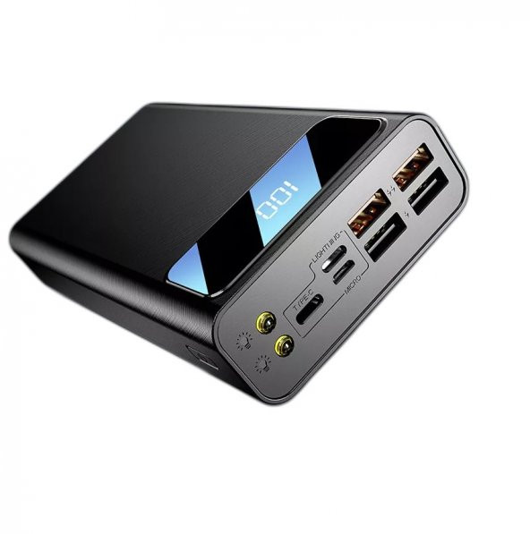 Newface MN-113 Dijital Göstergeli Led Fenerli 2.1A 40.000 mAh Powerbank - 9