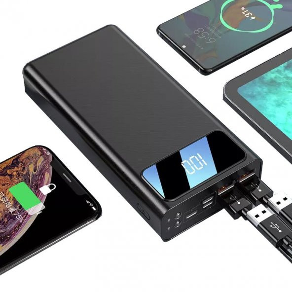 Newface MN-113 Dijital Göstergeli Led Fenerli 2.1A 40.000 mAh Powerbank - 11