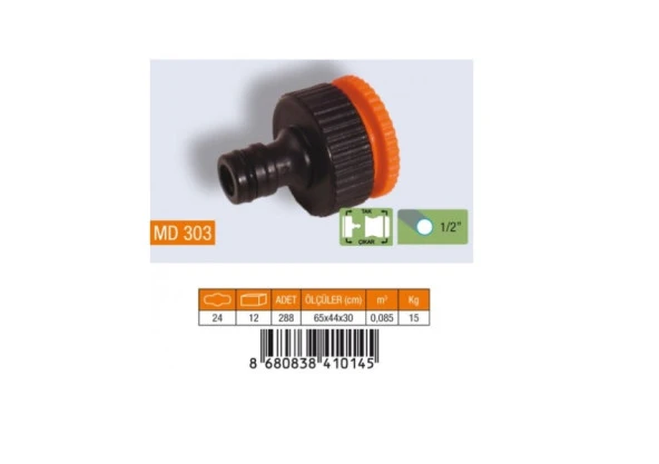 1-3/4 OTOMATİK MUSLUK BAĞLANTISI MD303