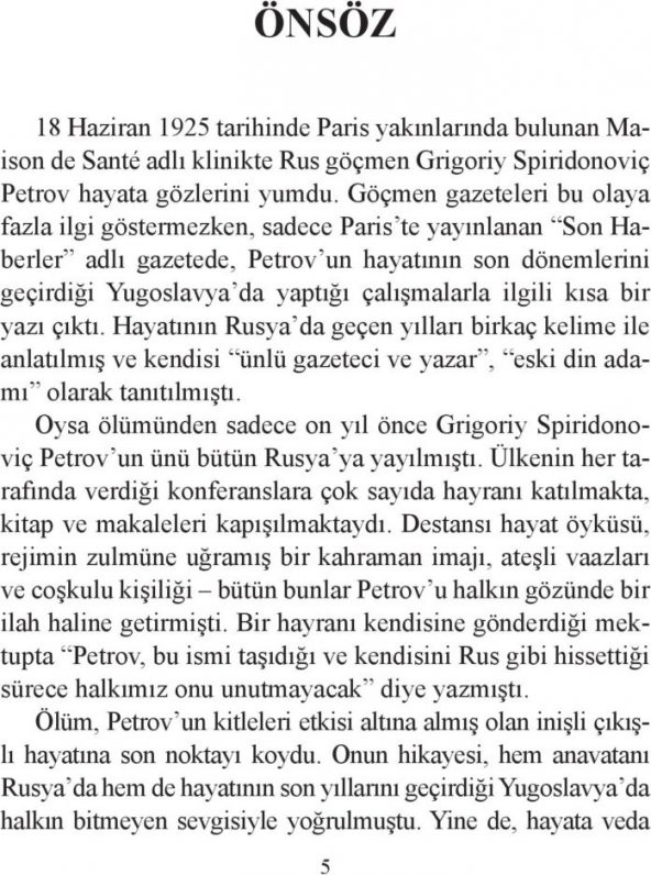 Beyaz Zambaklar Ülkesinde - Grigoriy Petrov - 4