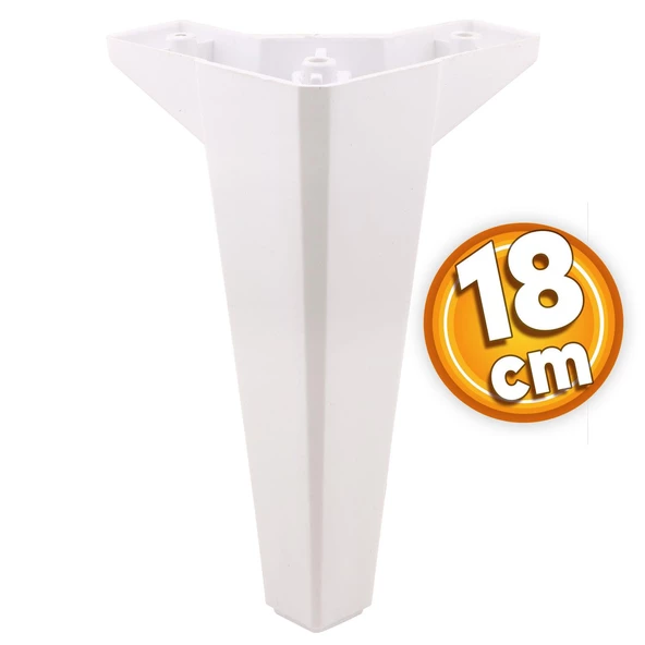 Sedir Lüks Mobilya Kanepe Tv Ünitesi Koltuk Ayağı 18 Cm Beyaz Konsol Ayakları