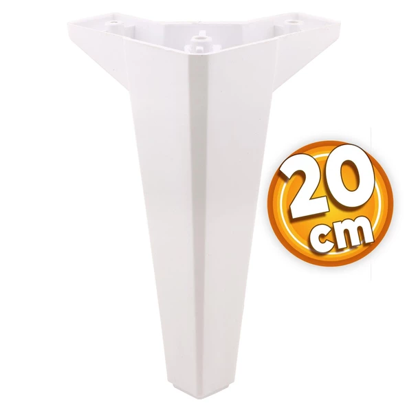 Sedir Lüks Mobilya Kanepe Tv Ünitesi Koltuk Ayağı 20 Cm Beyaz Konsol Ayakları