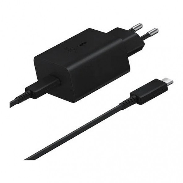 Samsung 45W Orjinal Type-C Süper Hızlı Şarj Cihazı Siyah (Samsung Türkiye Garantilidir) EP-T4510XBEGWW - 3