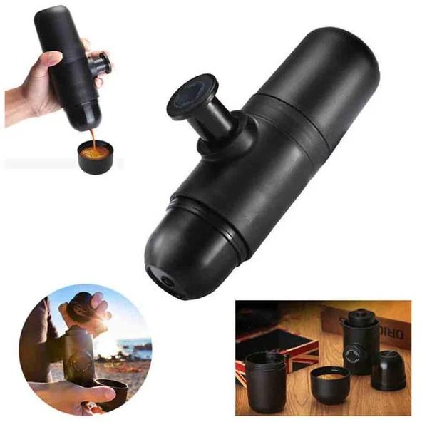 Omnipazar EPX TEM-70 Taşınabilir Manuel Espresso Makinesi 70 ml - 2