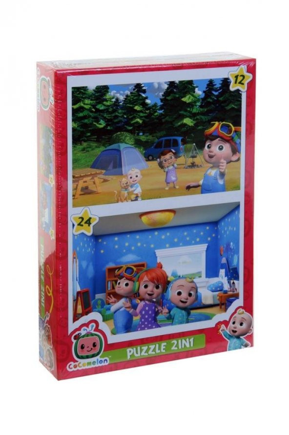 Laço Kids Puzzle Cocomelon 2 in 1 36 Parça Çocuklar İçin Yapboz