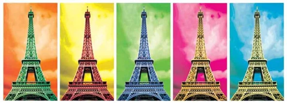 Ks Games 1000 Parça Puzzle Panorama Pop Art Paris