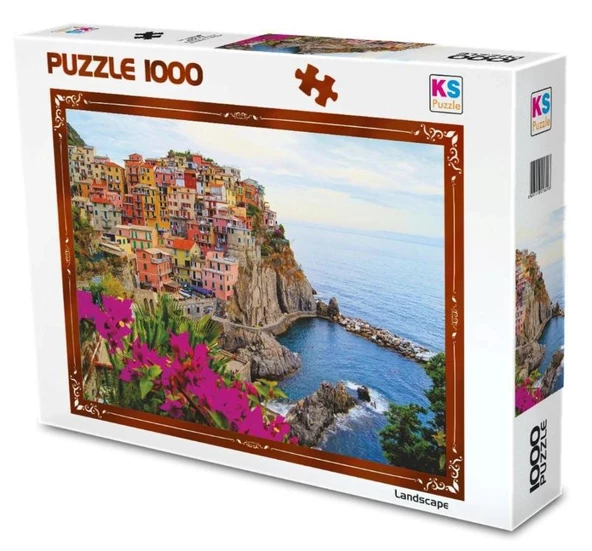 KS Games Village of Manarola 1000 Parça Puzzle - Resim 2