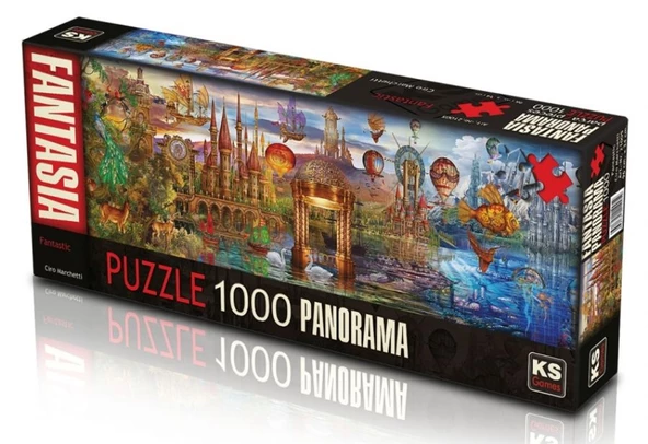 KS Games 1000 Parça Fantastic Panorama Puzzle - Ciro Marchetti - Resim 2