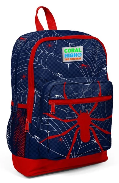 Coral High Örümcek Baskılı Erkek Çocuk 3'lü İlkokul Çanta Seti - 2