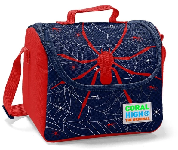 Coral High Örümcek Baskılı Erkek Çocuk İlkokul Çantası ve Beslenme Seti - Resim 3