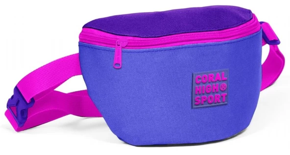 Coral High Sport Mor İki Bölmeli Bel Çantası