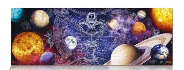 Star Puzzle 1000 Parça Uzayın Derinlikleri Panorama Puzzle