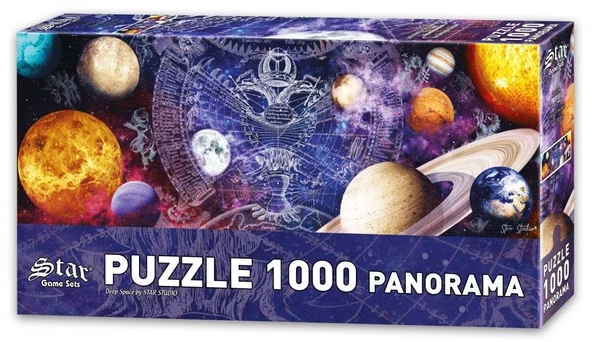 Star Puzzle 1000 Parça Uzayın Derinlikleri Panorama Puzzle - Resim 2