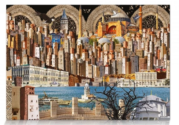 Star Puzzle 2000 Parçalık Anlat İstanbul Puzzle - Semih Çelebi - Yapboz