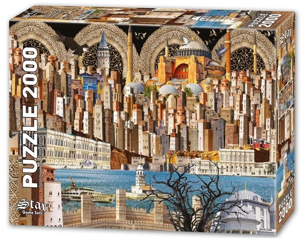 Star Puzzle 2000 Parçalık Anlat İstanbul Puzzle - Semih Çelebi - Yapboz - Resim 2