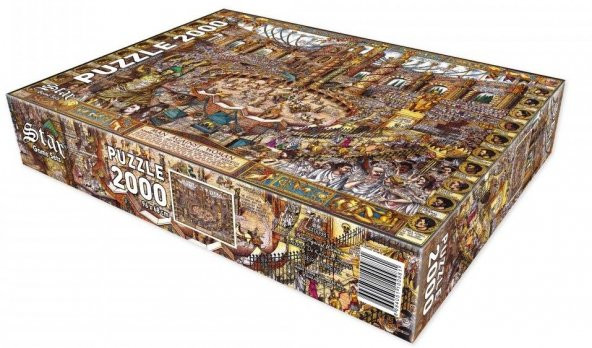 Star Puzzle 2000 Parça Erkekler ve Kadınlar Savaşı - Albert Lorenz - Resim 3