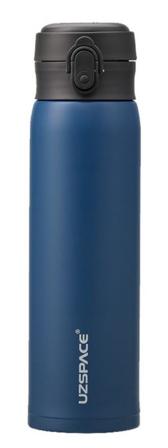 Uzspace 500 ml Lacivert Paslanmaz Çelik Termos Matara - Kahve Çay Termosu - 2