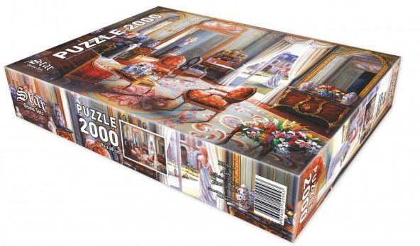 Star Puzzle 2000 Parça Yalnız Başına Puzzle - John O'Brien - Resim 3