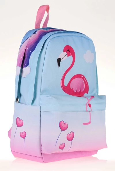 Kaukko Layer Sırt Çantası (Rainbow Flamingo) - Resim 2