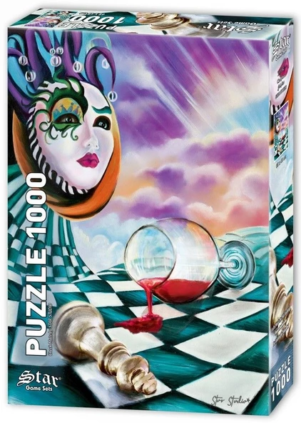Star Puzzle 1000 Parçalık Şah Mah Puzzle - Resim 2